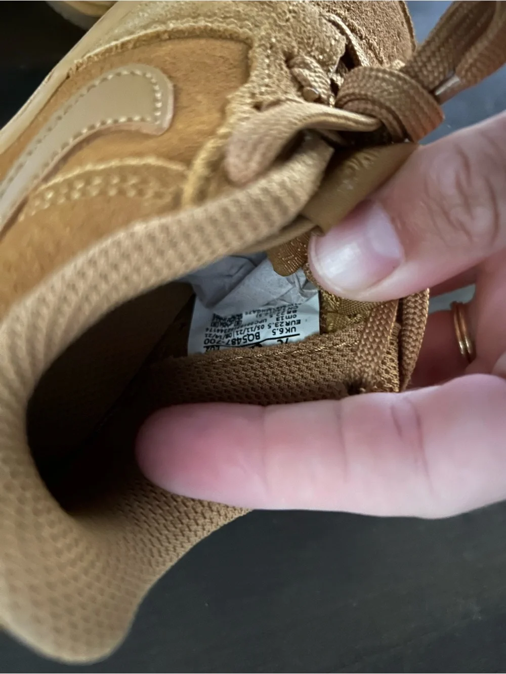 Nike Suede Sneakers in Tan Toddler 7C